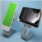 Rotating steel 4 port USB hub with phone holders small picture