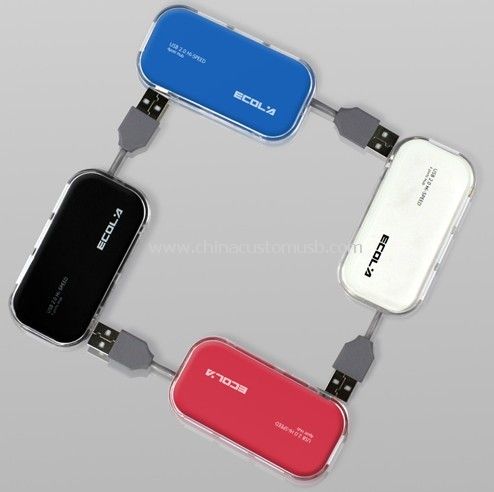 Hub USB a guscio trasparente splendida 4 porte