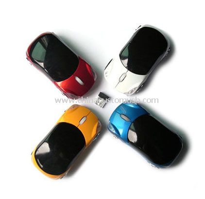 Souris sans fil 2,4 G forme de voiture