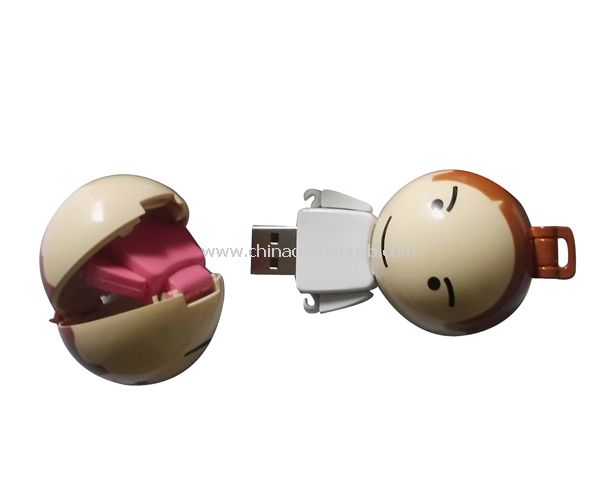 Forme de boule mignon USB Flash Disk