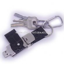 Nahka USB hujaus kehrä avaimenperä images