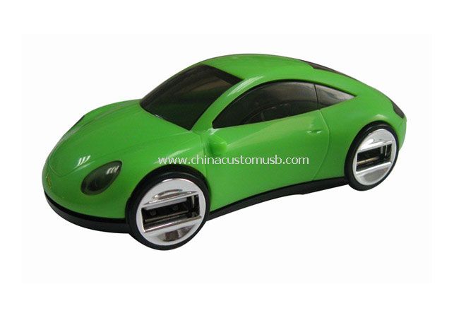 4 port car shaped USB Hub