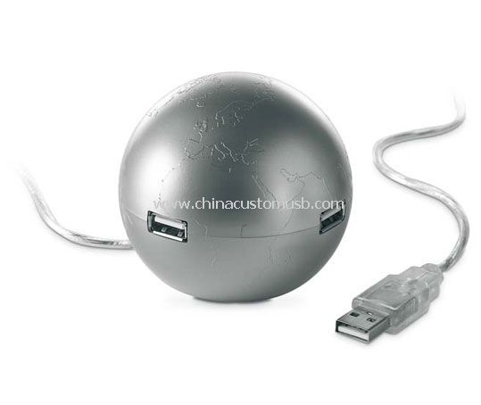 Pallo muoto 4 portin USB-keskittimet