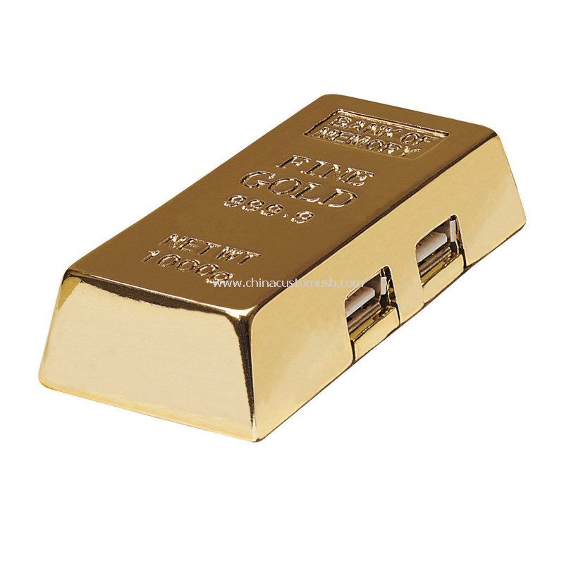 4 porty Gold Bar HUB