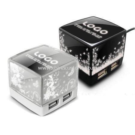 Cubo LED iluminação HUB