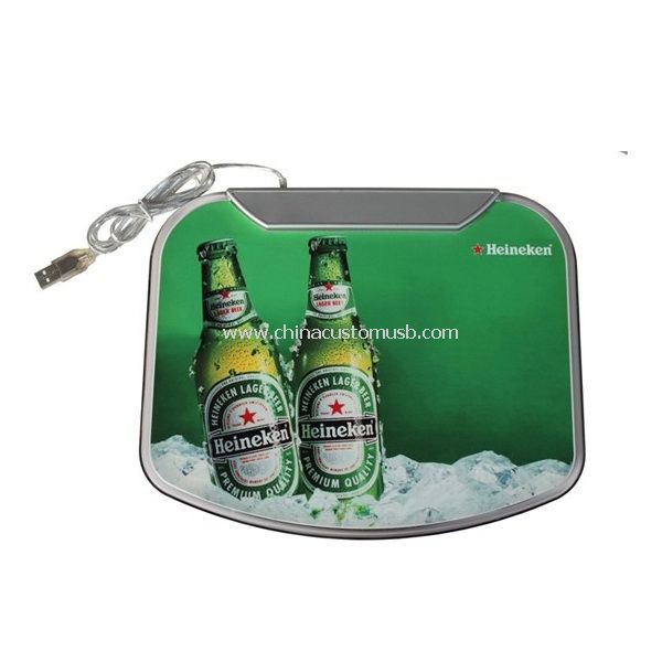 4 porturi LED mouse-pad