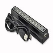 10 port sockt shaped USB Hub images