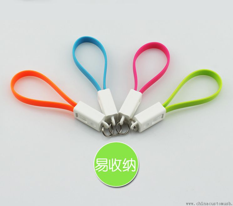 20cm keychain kabel usb kolam untuk iphone 6 untuk android