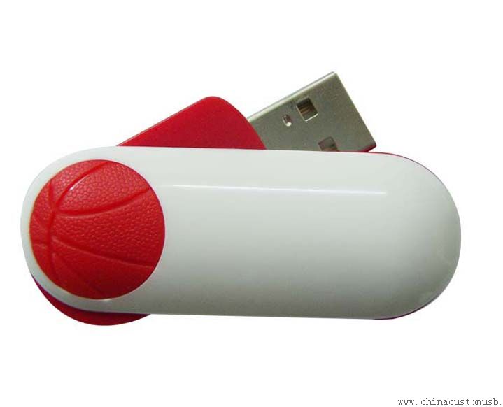 Disco de destello del USB de 8GB baloncesto