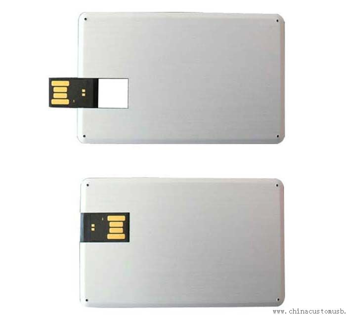 Aluminium-Karte USB-Flash-Disk