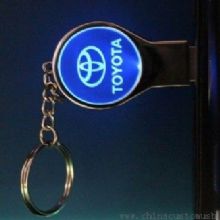 Crystal 3D Logo USB Disk with Keychain images