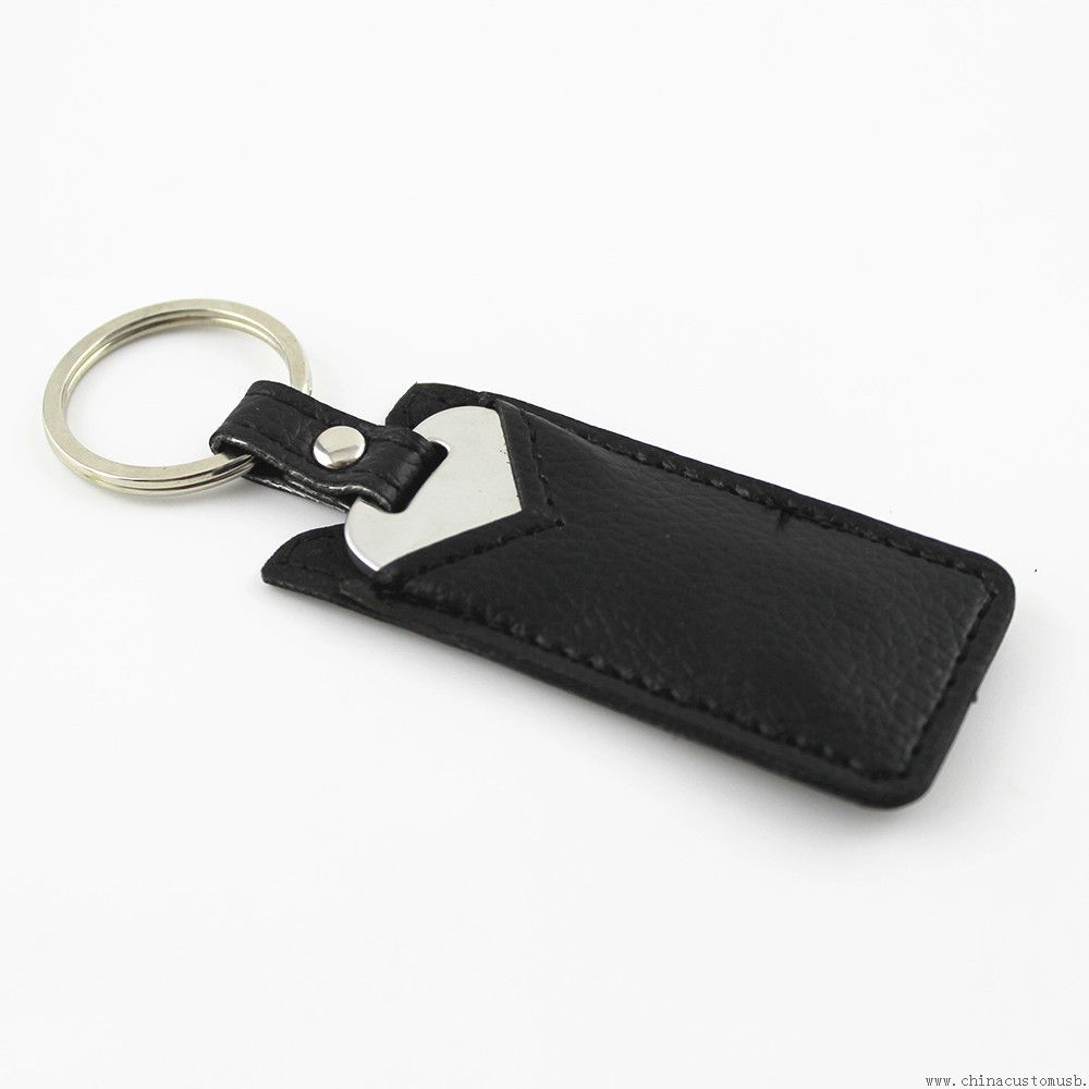 Key shape USB Flash Drive with Leather Pouch