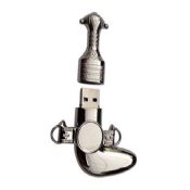 Metal USB birden parlamak yuvarlak yüzey images