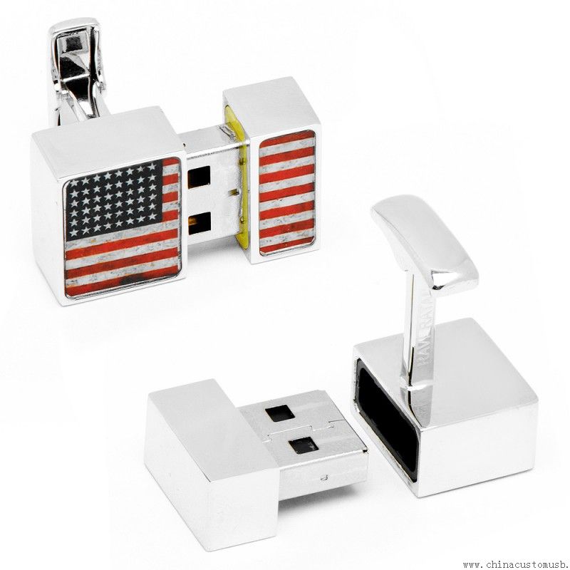 Metall-Cufflinks-USB-Flash-Disk