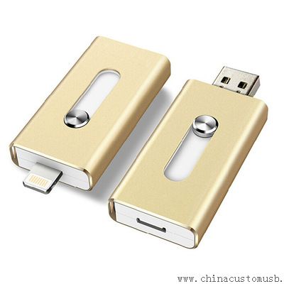 Metallschlitten OTG USB Flash-Disk für das IPhone