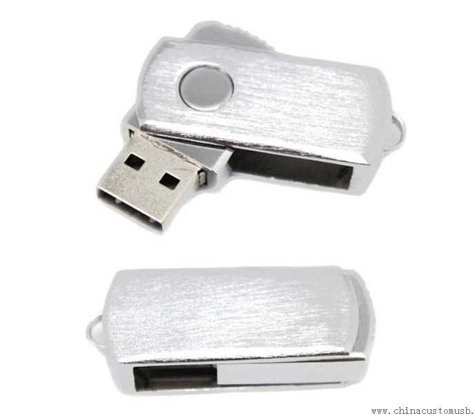 Disque instantané d'USB métal pivotant