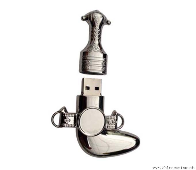 Metal USB hujaus kehrä