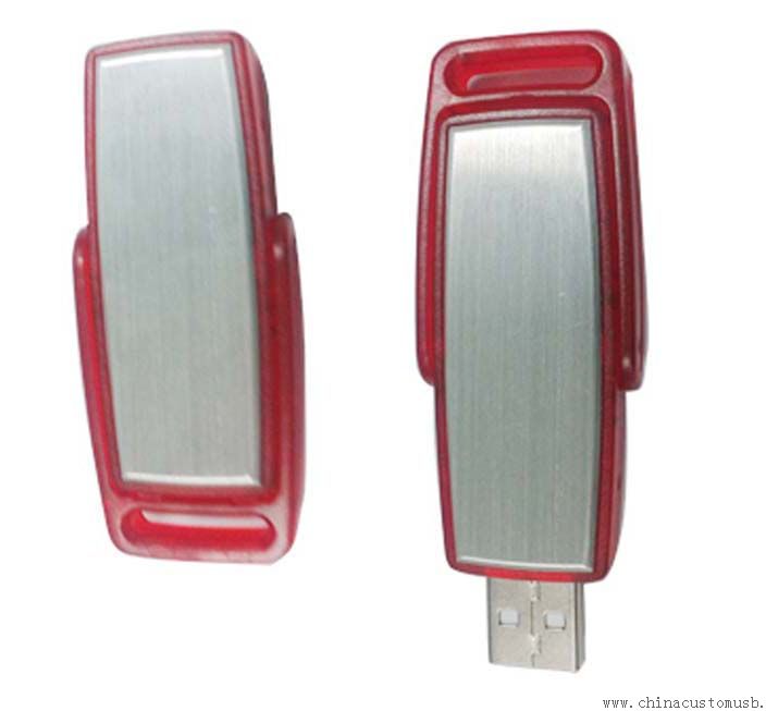 Disque instantané d'USB d'aluminium en plastique