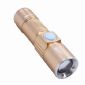 Mini aluminium Cree zoomable USB Oppladbar lykt small picture