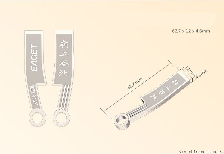 سبک های قدیمی چینی چاقو شکل usb درایو فلش