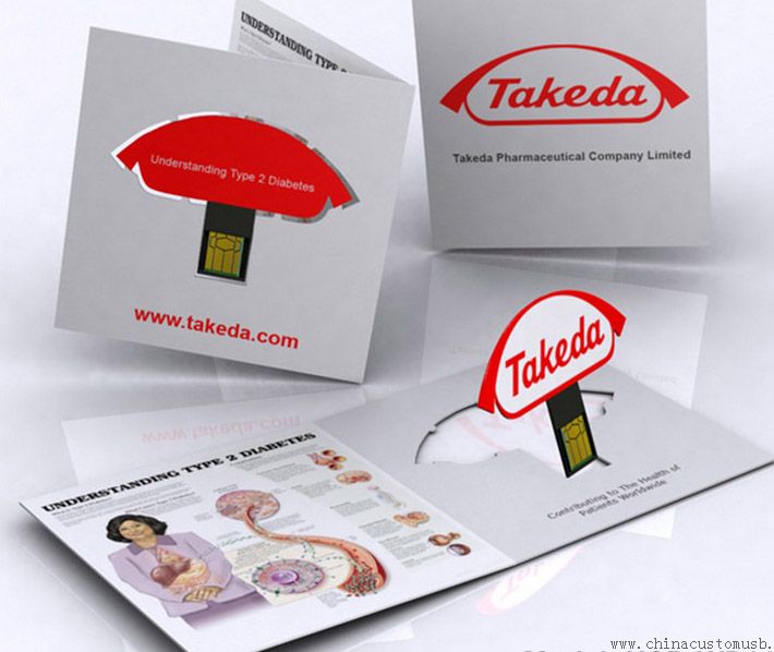 Individuelle Karte mit 1gb USB-Flash-Laufwerk