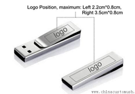 32gb 64gb Hochgeschwindigkeits-Metall-USB-3.0 Clip Flash Drives