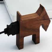 Lecteur flash USB 2.0 en bois en forme de cheval personnalisé images