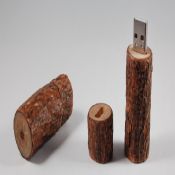 Eco wooden 8gb usb flash drive images