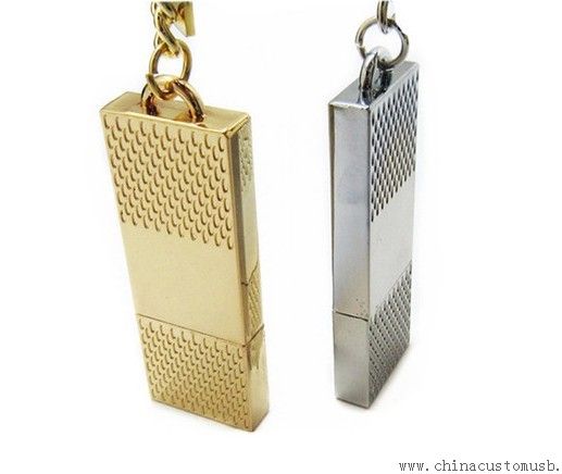 Luxury metal bulk cheap rectangle usb flash disk 8gb