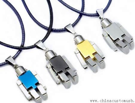 Robotti tyyliin usb stick metal usb-muistitikut