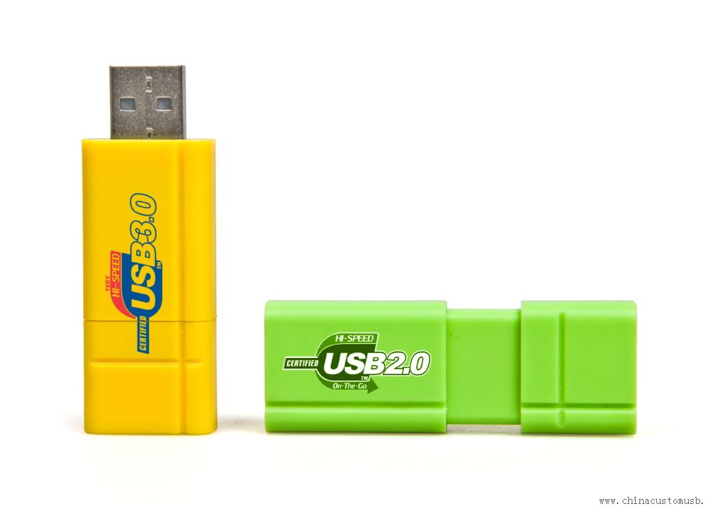64GB slides coloridos de memória USB