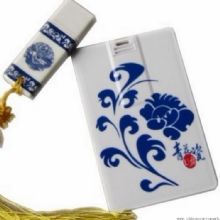 Porcelaine bleue et blanche USB 2.0 carte Flash mémoire stylo lecteur images