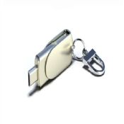 درایوهای فلش فلزی پیچ و تاب Keychain 64Gb images