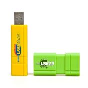 64GB Skjut färgglada USB-minne images