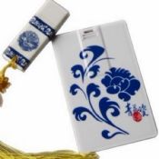 Blue and white porcelain USB 2.0 Card Flash Memory Pen Drive images
