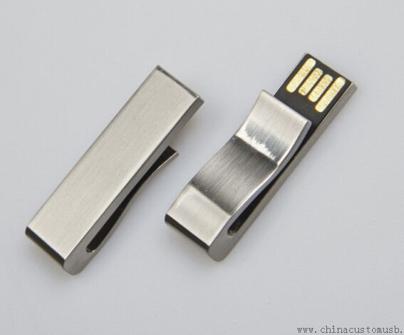 Clip in metallo USB Stick