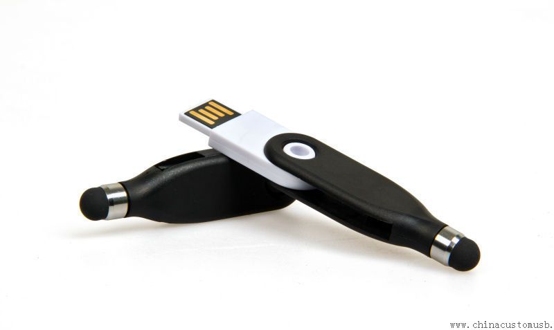 Stylus pen drive Swivel usb flash drive