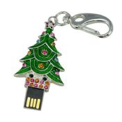 Diamond christmas tree usb flash drive images