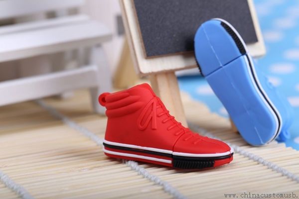 Sapatas de PVC presente Usb Pen Drive 4G