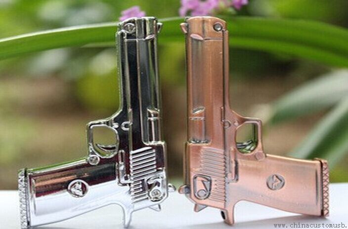 Mini fém fegyvert 8GB USB villanás hajt