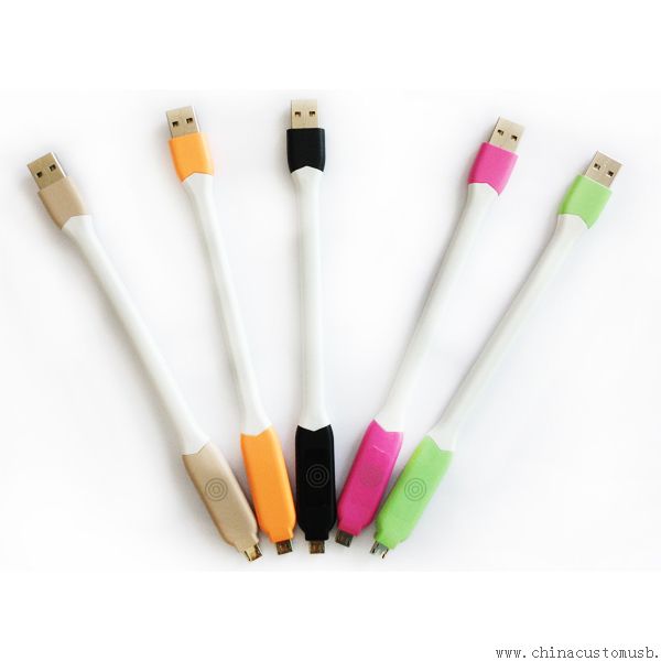 Phone led usb cable for charger