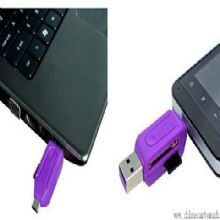 TF T-Flash-minne mobila Universal Micro USB OTG-kortläsare för telefon & PC tabletter images