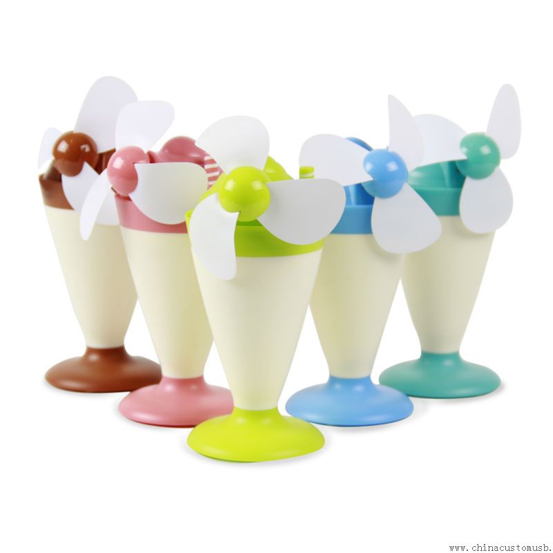 Ice cream usb desktop let fan