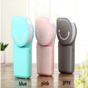 Hand Held USB and Battery Rechargeable Air Condion fan images