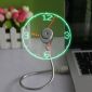 Ajustable USB Gadget LED Mini luz USB ventilador reloj small picture