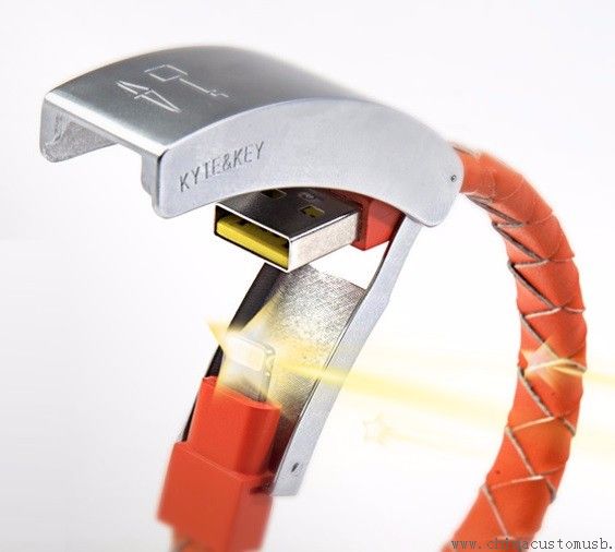 Fashional bracelet câbles USB