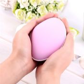 Powerful Shell 3 in1 Rechargable USB Hand Warmer Flashlight 4000mAh Power Bank images