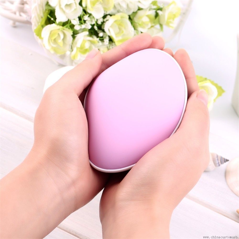 Powerful Shell 3 in1 Rechargable USB Hand Warmer Flashlight 4000mAh Power Bank