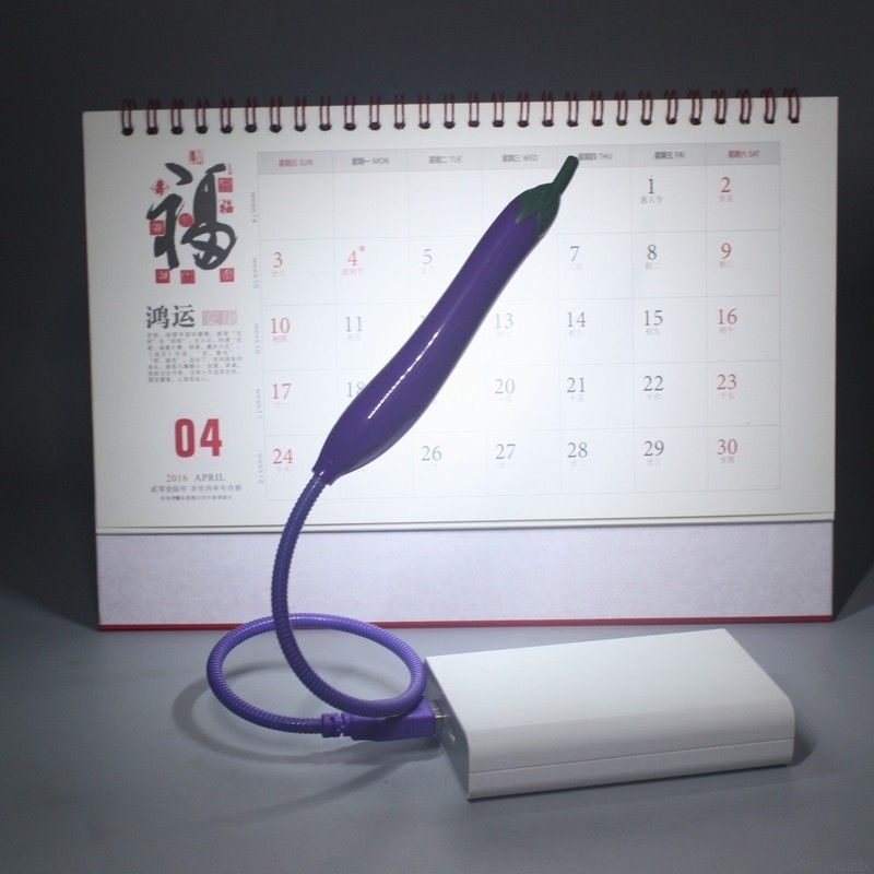 USB innovative Ultra thin Vegetable eggplant LED light