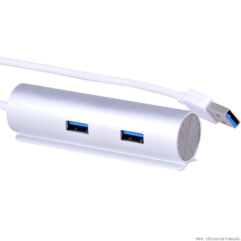 Mini 4 port usb hub multi función